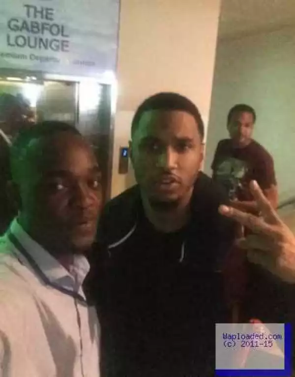 Photo: US Singer Trey Songz Lands In Lagos For Rhythm Unplugged Concert Tomorrow 